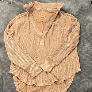 Aerie Waffle Knit Top